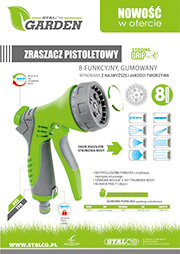 Stalco Garden - Zraszacz pistoletowy 8-funkcyjny