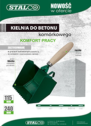 Stalco - kielnia do betonu komórkowego