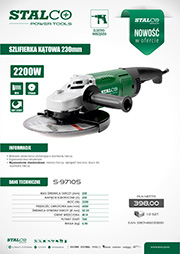 Stalco Power Tools - szlifierka kątowa 230mm