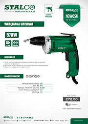 Stalco Power Tools - wkrętarka sieciowa