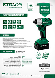 Stalco Power tools - zakrętarka udarowa 18V