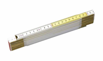 Wooden folding rule