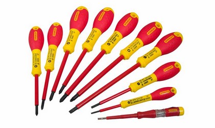 FatMax® VDE screwdrivers 10 piece set (Fl+Pz+Circuit tester)