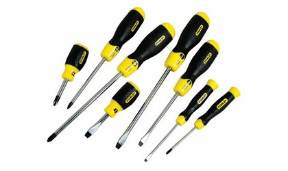 CushionGrip screwdrivers 8 piece set (Fl+Ph)