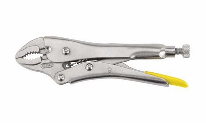 Curved jaw locking pliers