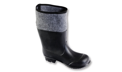 Felt rubber boot - PVC