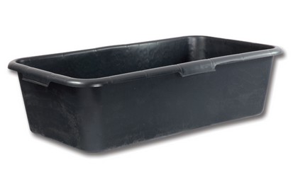 Rectangular mortar tub