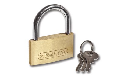 Brass padlock