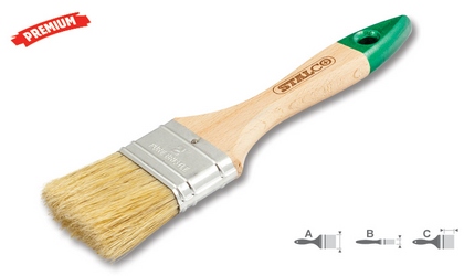 Flat paintbrush