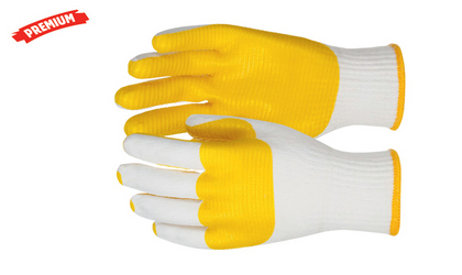 Polyester gloves S-Heavy Grip