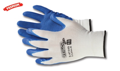 Latex-coated polyester cotton gloves S-Latex B