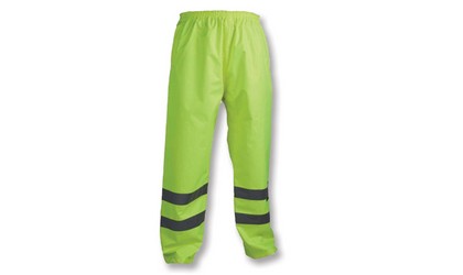 Reflective waterproof trousers