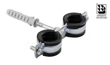 Pipe clamp - double