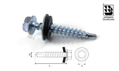 Farmer screws for wooden roofing substrate