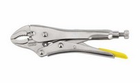 Curved jaw locking pliers