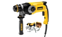 Rotary hammer D25123KB - 8W + accessories