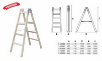 Painting wooden ladder