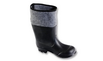 Felt rubber boot - PVC