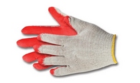 Latex-coated cotton gloves S-Wampir