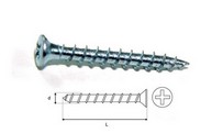 Screws for mounting window frames